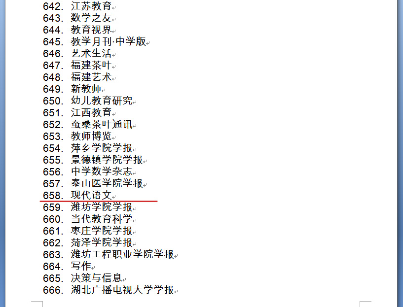 《现代语文》进入第二批学术期刊认定名单